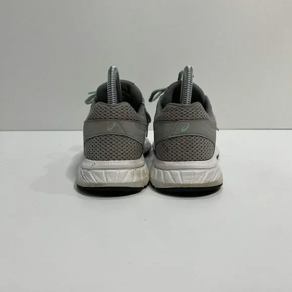 Asics Womens Gel Contend 5 1012A234 Gray Lace Up Low Top Running Shoes Size 6 - Picture 2 of 8